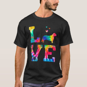 Camiseta Amor Corgidor Tie Dye Mãe Pai Cachorro
