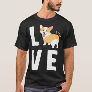 Camiseta Amor Corgis Heart Welsh Puppy Dog Sitter