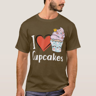 Camiseta Amor Cupcake Engraçado Fazendo Delicioso Cupcake A