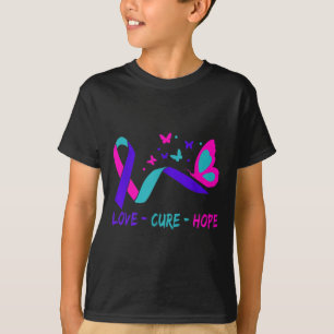 Camiseta Amor Cura Esperança Câncer Cervical Guerreiro Borb
