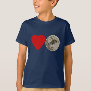Camiseta Amor Curry Verde Tailandês.. Comida da rua Tailând