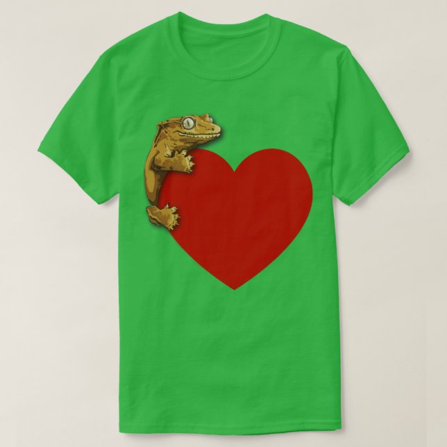 Camiseta Amor Cute Gecko (Frente do Design)