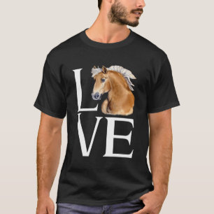 Camiseta Amor Cute Haflinger Horse