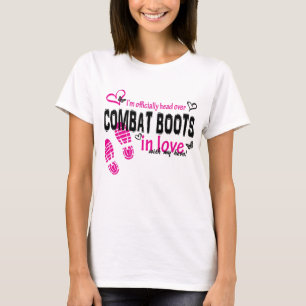 Camiseta Amor da bota de combate