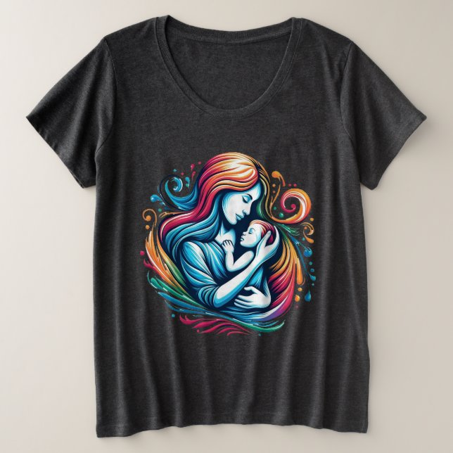 Camiseta Amor da Mãe - O Maior Presente de Todos (Frente do Design)