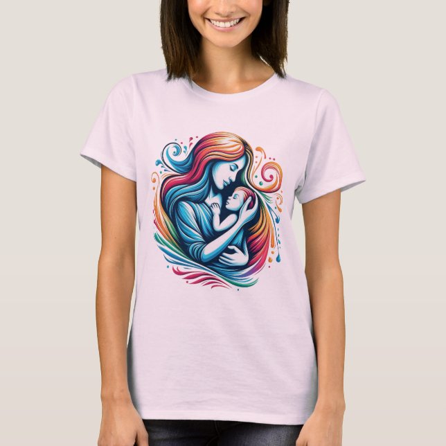 Camiseta Amor da Mãe - O Maior Presente de Todos (Frente)