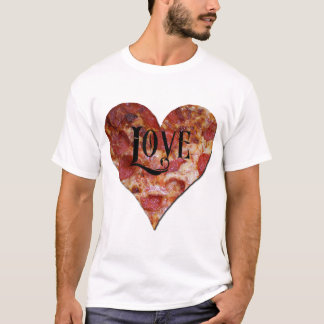 Camiseta Amor da pizza do dia dos namorados