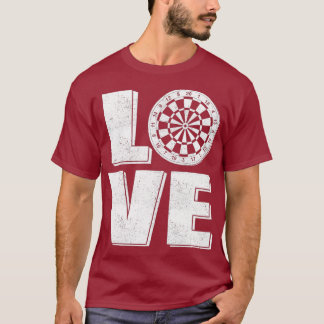 Camiseta Amor dardos dardos dardos dardos dardos de prancha
