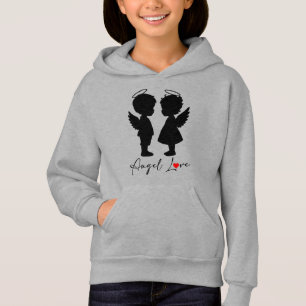 Camiseta Amor de Anjo – Design Fofo de Casal de Anjos