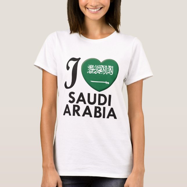Camiseta Amor de Arábia Saudita (Frente)
