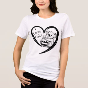 Camiseta Amor De Bolo De Bolo De Bolo De Bolo De Bolo De Bo