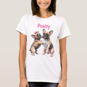 Camiseta Amor de Bulldog Francês Bulldog Francês