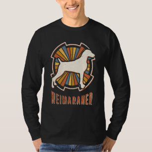 Camiseta Amor de Cachorro Clássico Vintage Weimaraner
