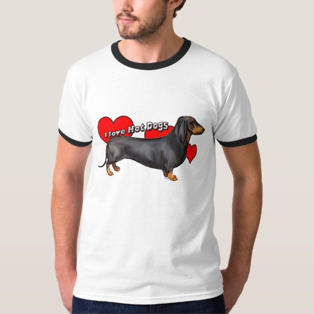 Camiseta Amor de cachorro quente (Frente)