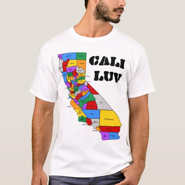 Camiseta amor de Califórnia (Frente)