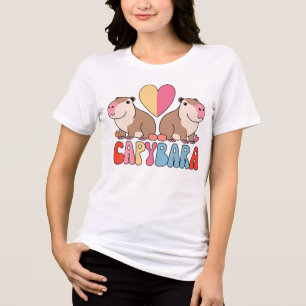 Camiseta amor de capybara, groovy