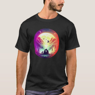 Camiseta amor de casal lua