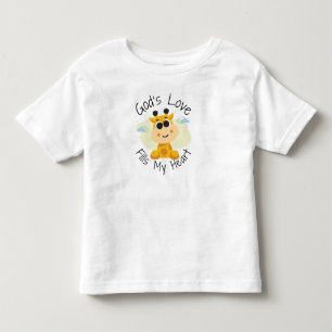 Camiseta Amor de Deus Enche Minha Namorada Garota Filha T-S