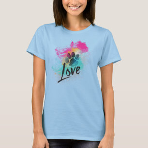 Camiseta Amor de filhote de cachorro artístico