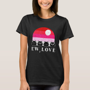Camiseta Amor de Gatinho no Dia dos Namorados Kit Retro