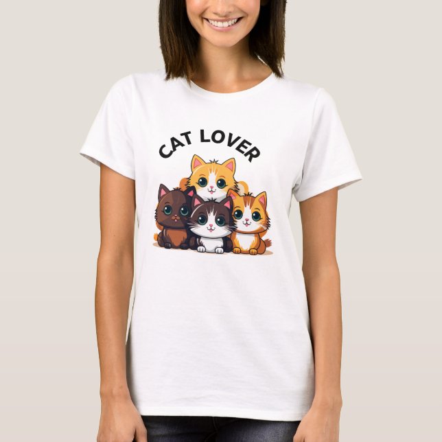 Camiseta Amor de gato (Frente)