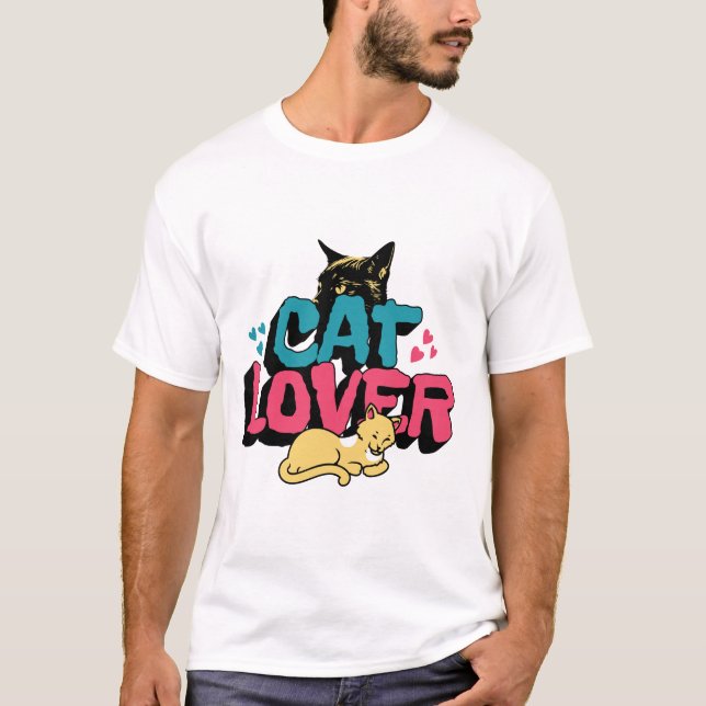 Camiseta Amor de gato (Frente)