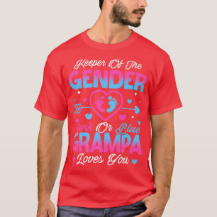 Camiseta Amor De Gênero De Bebê Revela Chá Rosa Ou Azul Vov