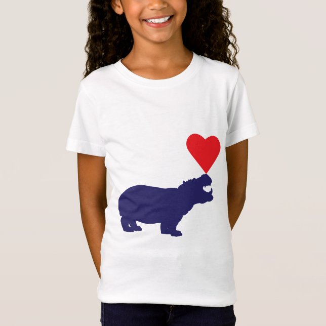 Camiseta Amor de Hipopótamo (Frente)