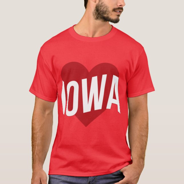 Camiseta Amor de Iowa (Frente)