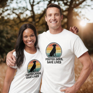 Camiseta Amor de Lar de Resgate Animal Para Sempre Citação