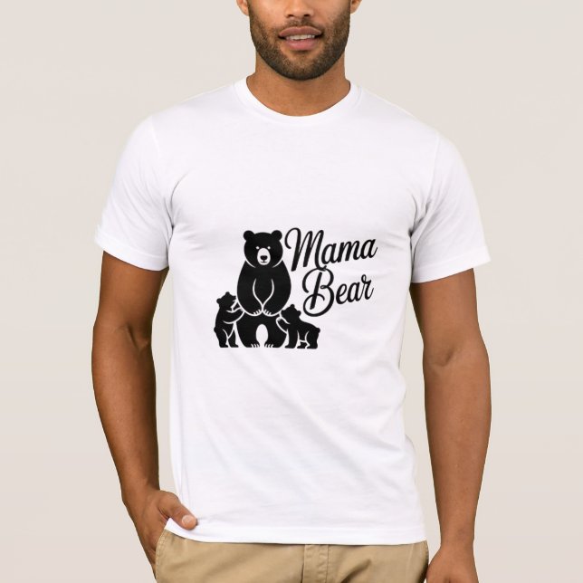 Camiseta Amor de Mamãe Urso (Frente)