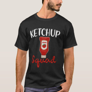 Camiseta Amor De Molho De Tomate Engraçado Ao Esquadrão Ket
