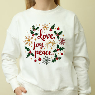 Camiseta Amor de Natal, Joy, Paz