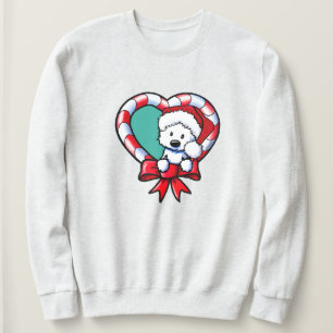 Camiseta Amor de Natal KiniArt Westie