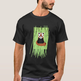 Camiseta Amor de Panda Vermelho Facilmente Distraído Por Pa