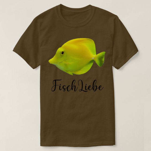Camiseta amor de peixe (Frente do Design)