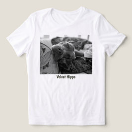 Camiseta Amor de Pit Bull Veludo Hipopótamo