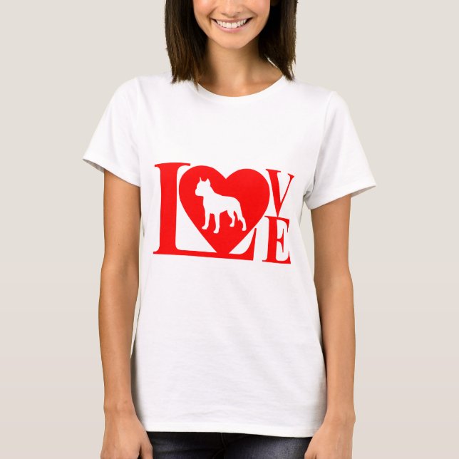 CAMISETA AMOR DE PITBULL (Frente)