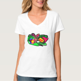 Camiseta Amor de primavera do coelho