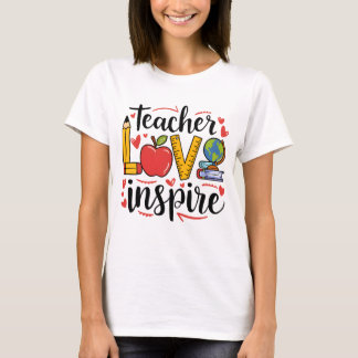 Camiseta Amor de Professor Inspira