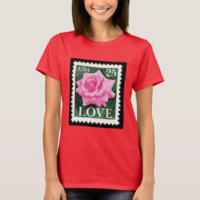 Camiseta Amor de Rosa Rosa (Frente)