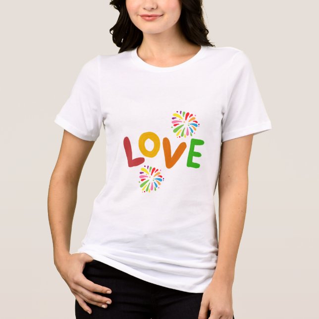 Camiseta Amor de t_shirt (Frente)
