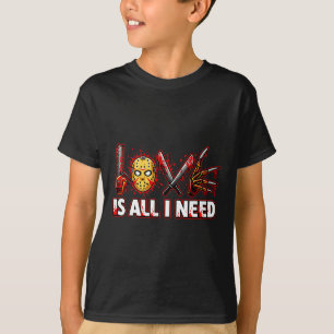 Camiseta Amor de Terror Engraçado É Tudo o que Preciso Assa