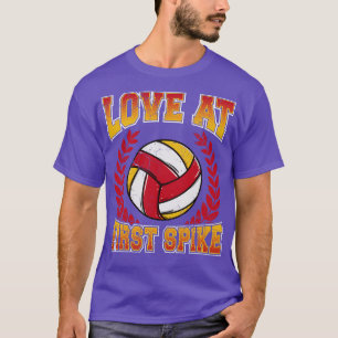 Camiseta Amor De Voleibol Na Primeira Equipe De Treinador D