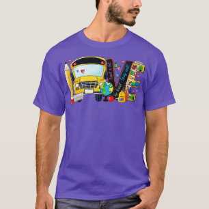 Camiseta Amor De Volta Ao Motorista De Ônibus Escolar Prime