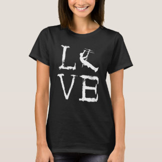 Camiseta Amor de zipline Curso de Aventura Aérea Zipliner Z