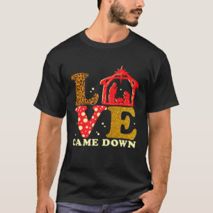 Camiseta Amor Desceu Natividade Natal Bebê Jesus Mange