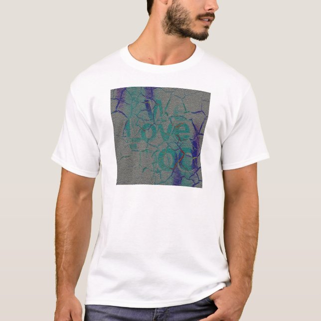 Camiseta Amor, Design de texto inspirador (Frente)
