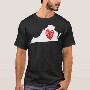 Camiseta Amor Design Premium Coração da Virgínia