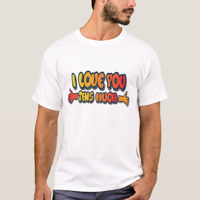 Camiseta amor dia de os pais (Frente)
